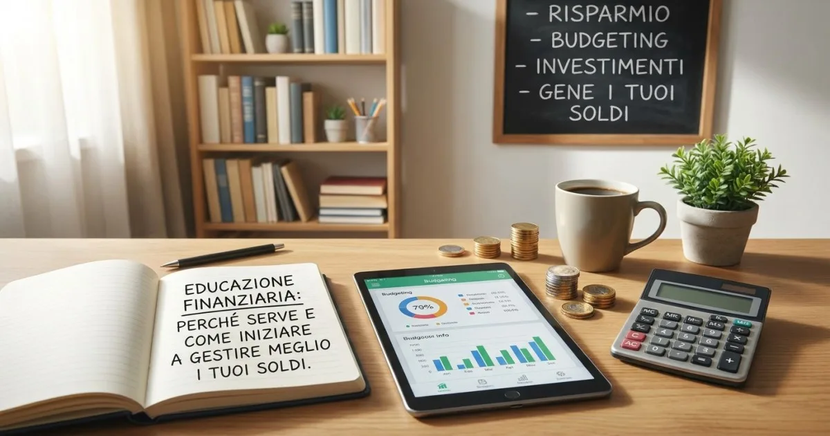 Educazione finanziaria: perché serve e come iniziare a gestire meglio i tuoi soldi