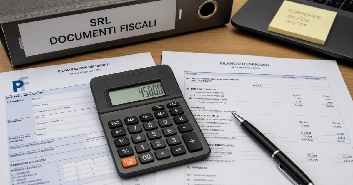 Tasse SRL 2026: IRES, IRAP, contributi e dividendi